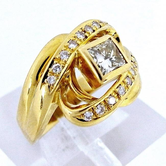 目立った傷や汚れなし ヨンドシー ダイヤモンド リング 指輪 11号  