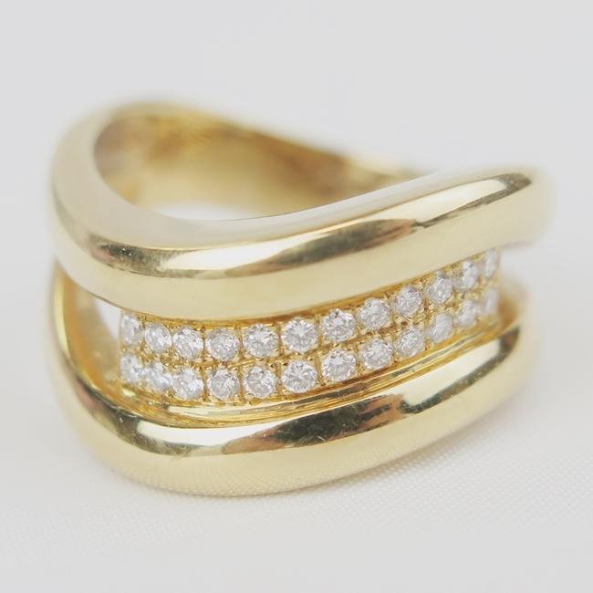 ミラショーン（mila schon）】ゴールド 750 指輪 ダイヤモンド 0.330ct