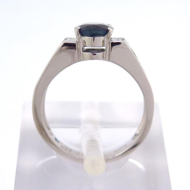 指輪 Pt900 プラチナ リング 指輪 サファイヤ 1.73ct ダイヤモンド ...