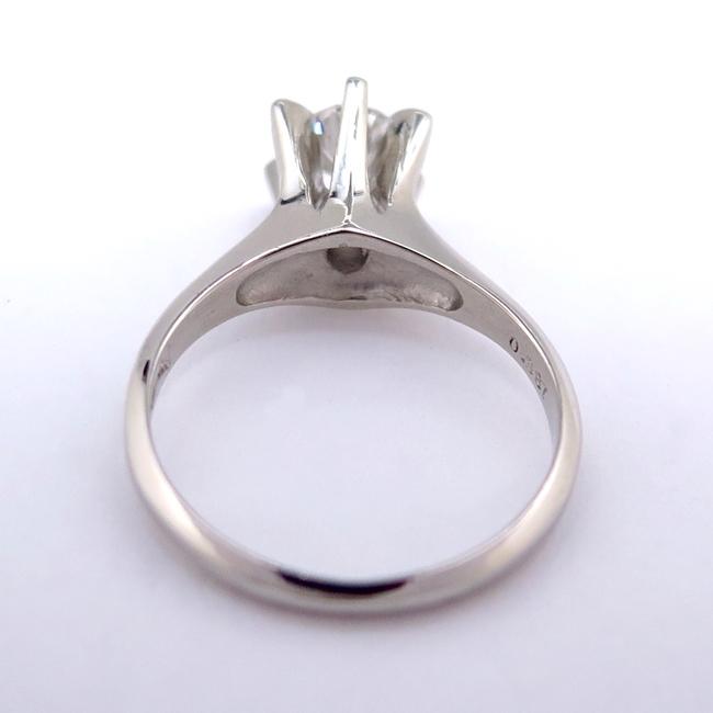 Pt900 プラチナ リング 指輪 ダイヤモンド0.387ct 9-号 G-VS2-VG 