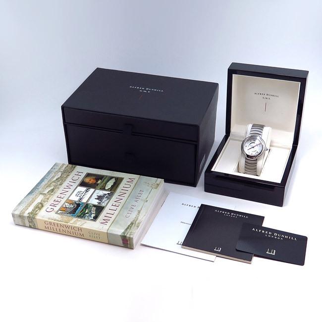 dunhill/ダンヒル】BB8023 ミレニアム GMT 世界1884本限定 シルバー 