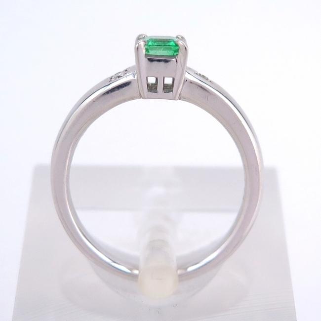 Pt900 プラチナ リング 指輪 エメラルド0.360ct ダイヤモンド Pt900 プラチナ リング 指輪 エメラルド0.360ct ダイヤモンド