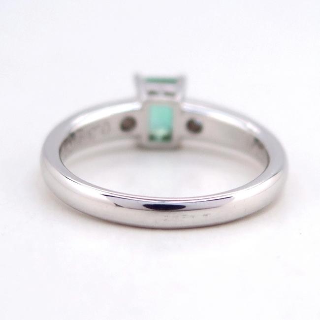 Pt900 プラチナ リング 指輪 エメラルド0.360ct ダイヤモンド Pt900 プラチナ リング 指輪 エメラルド0.360ct ダイヤモンド