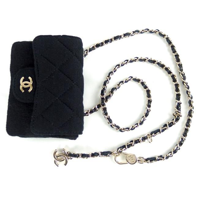 CHANEL 【シャネル】布製 ☆チェーンベルト ショルダーバッグ CHANEL 【シャネル】布製 ☆チェーンベルト ショルダーバッグ
