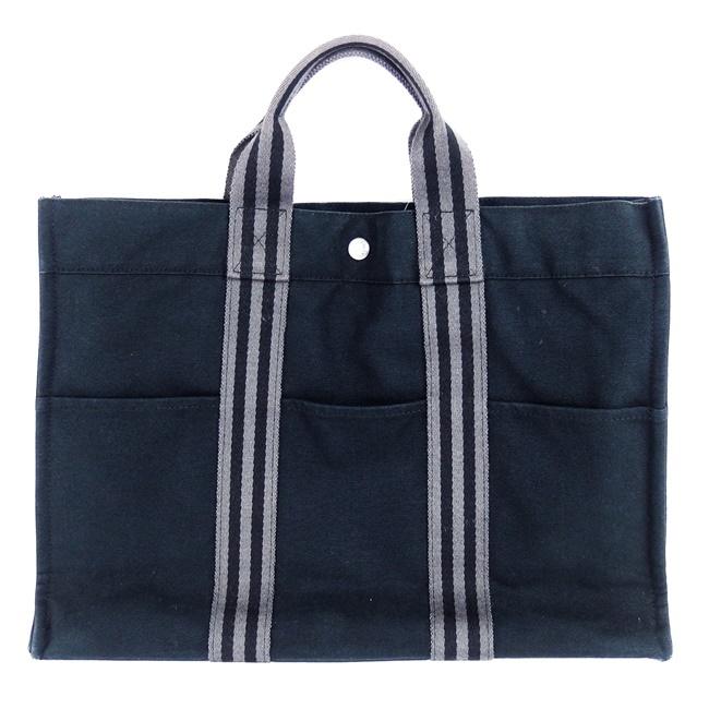HERMES 【エルメス】キャンバス ☆エールライントート バッグ HERMES 【エルメス】キャンバス ☆エールライントート バッグ