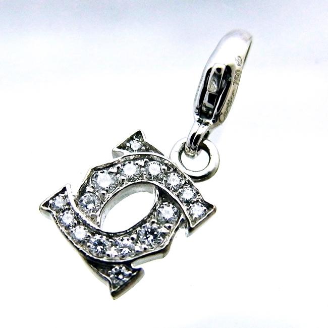 Cartier 【カルティエ】750WG☆ ペンダント ネックレス トップ ダイヤ 