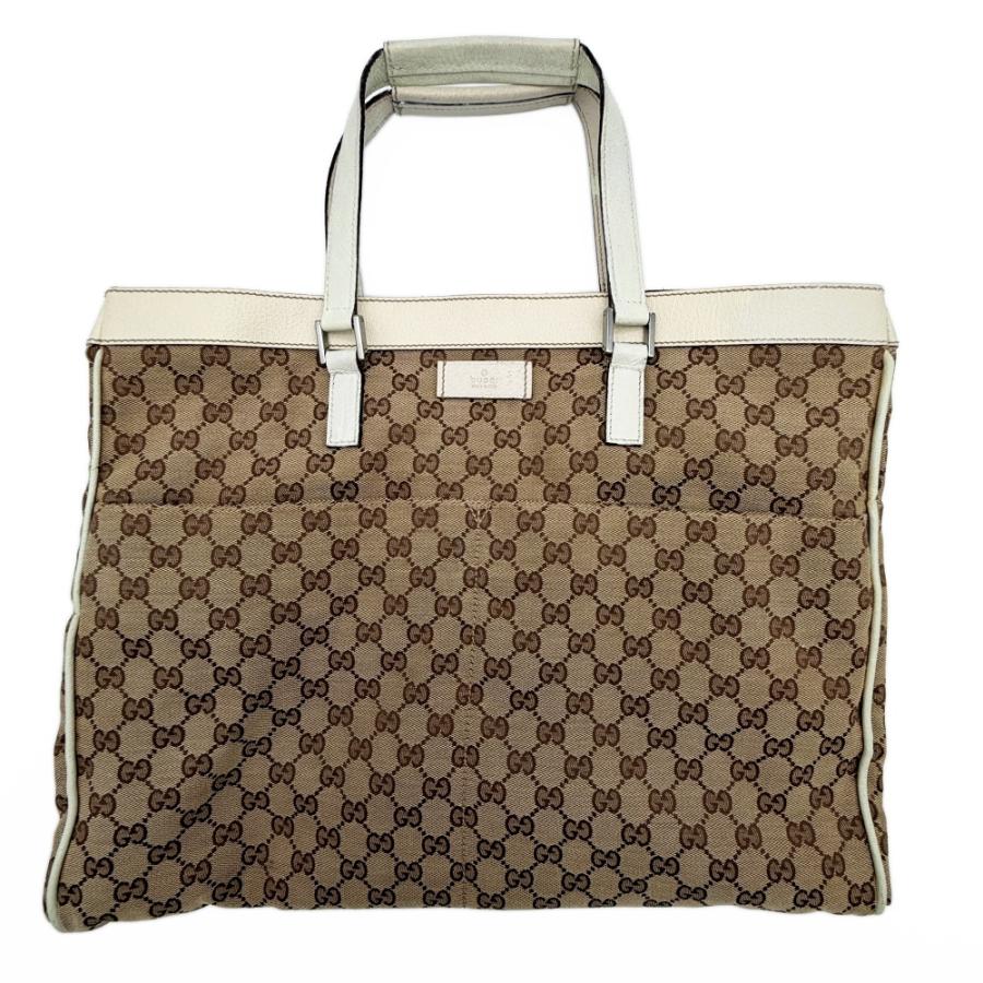 グッチ GGキャンバス トートバッグ 153213 キャンバス レザー