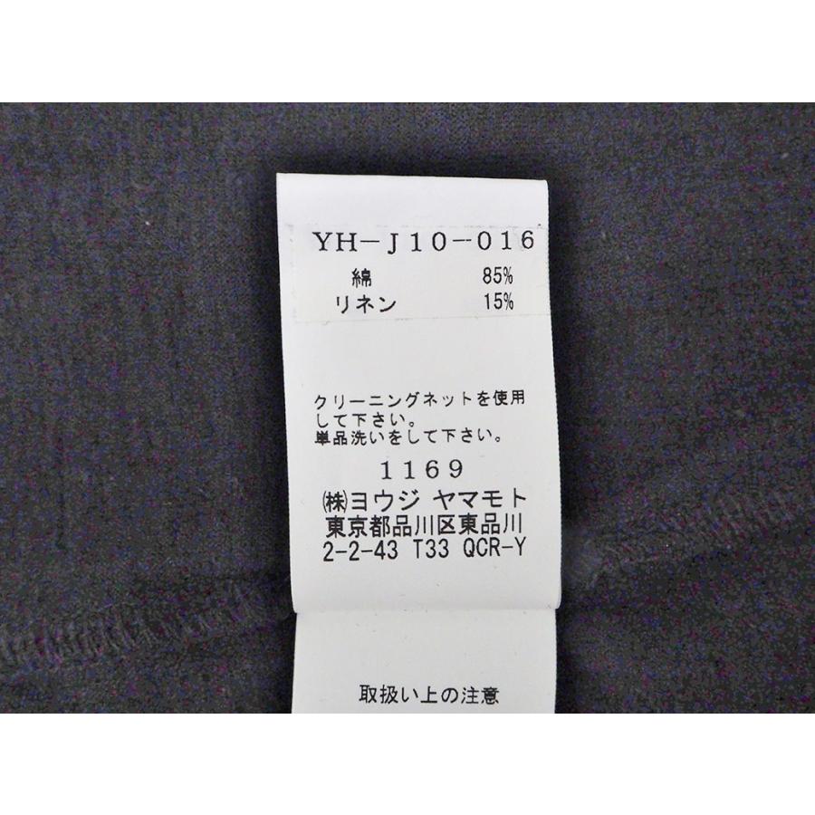 ワイズ ヨウジヤマモト カットソーカーディガン ブラック レディース Y's 未使用 中古｜brandshop-uprise｜10