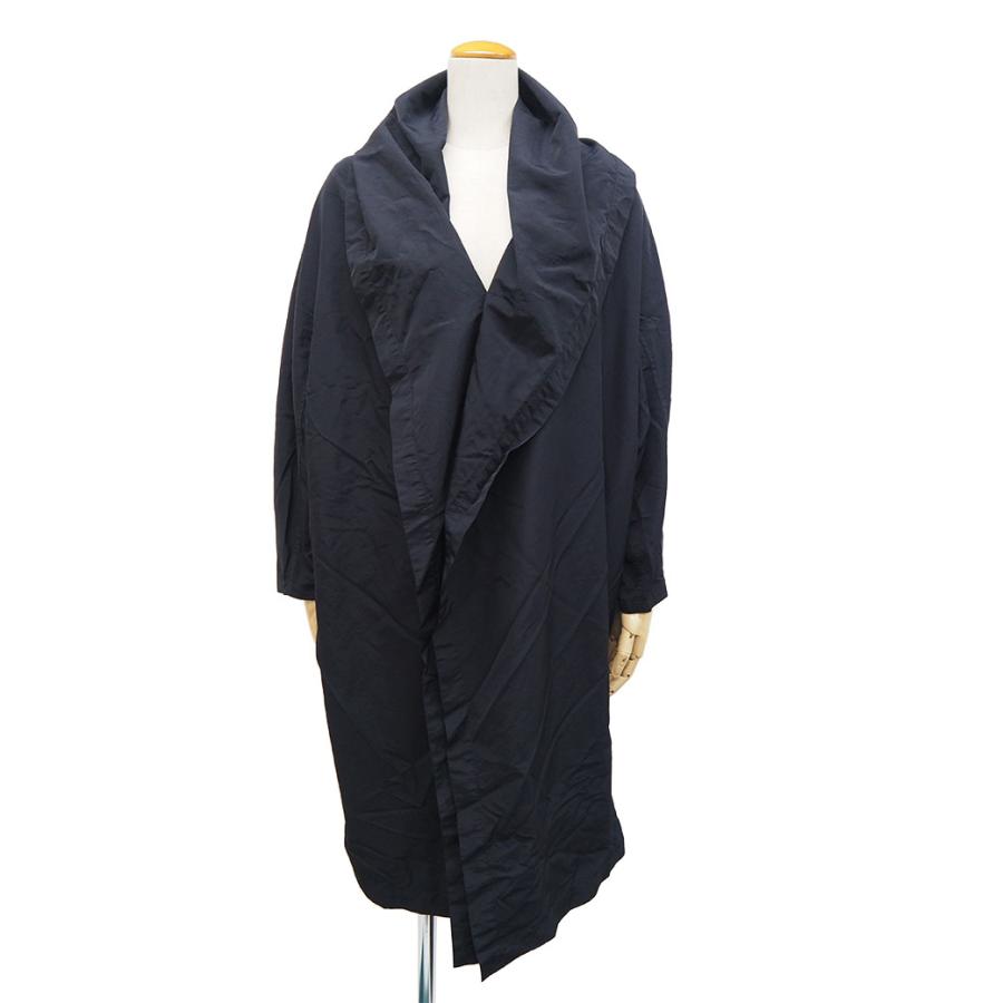 ワイズ ナイロンオーバーサイズコート ブラック YN-J05-601 レディース