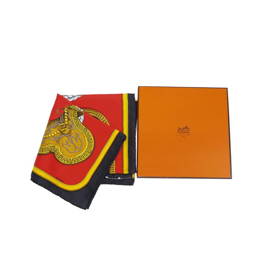 HERMES（エルメス） スカーフ カレ90 馬柄 中古 GRAND APPARATJacques