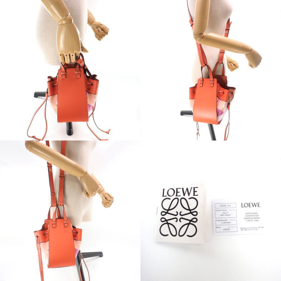 LOEWE 【ほぼ新品】ロエベ ハンモック ドローストリング ミニ 