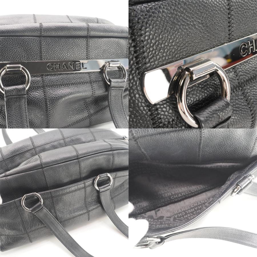 CHANEL 【極美品】シャネル チョコバー キャビアスキン ミニ CHANEL 【極美品】シャネル チョコバー キャビアスキン ミニ