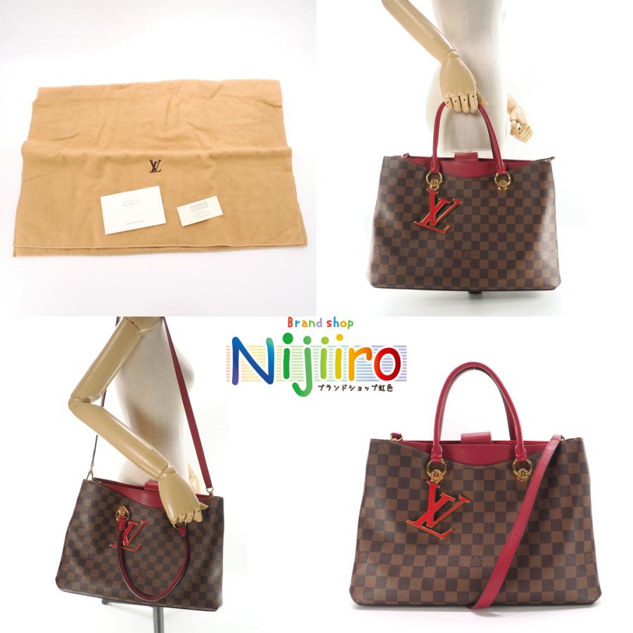 LOUIS VUITTON 【極美品】ルイヴィトン ダミエ エベヌ LV LOUIS VUITTON 【極美品】ルイヴィトン ダミエ エベヌ LV