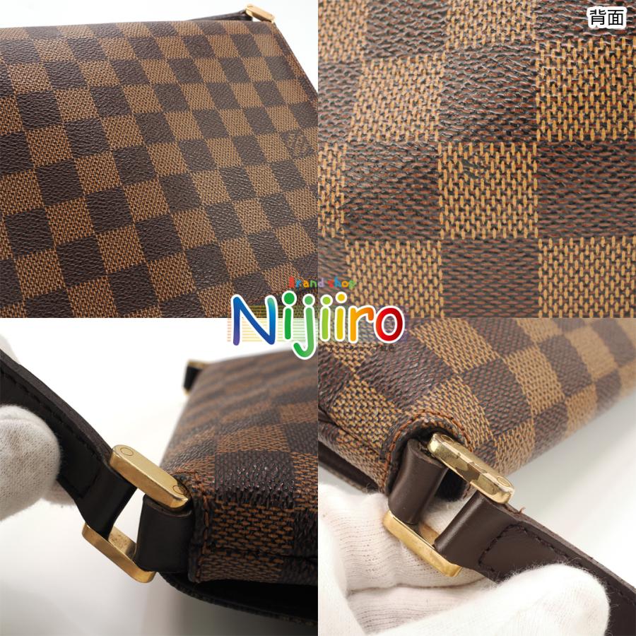 LOUIS VUITTON◇ミュゼット・タンゴ_ダミエ・エベヌ_ショート LOUIS VUITTON◇ミュゼット・タンゴ_ダミエ・エベヌ_ショート