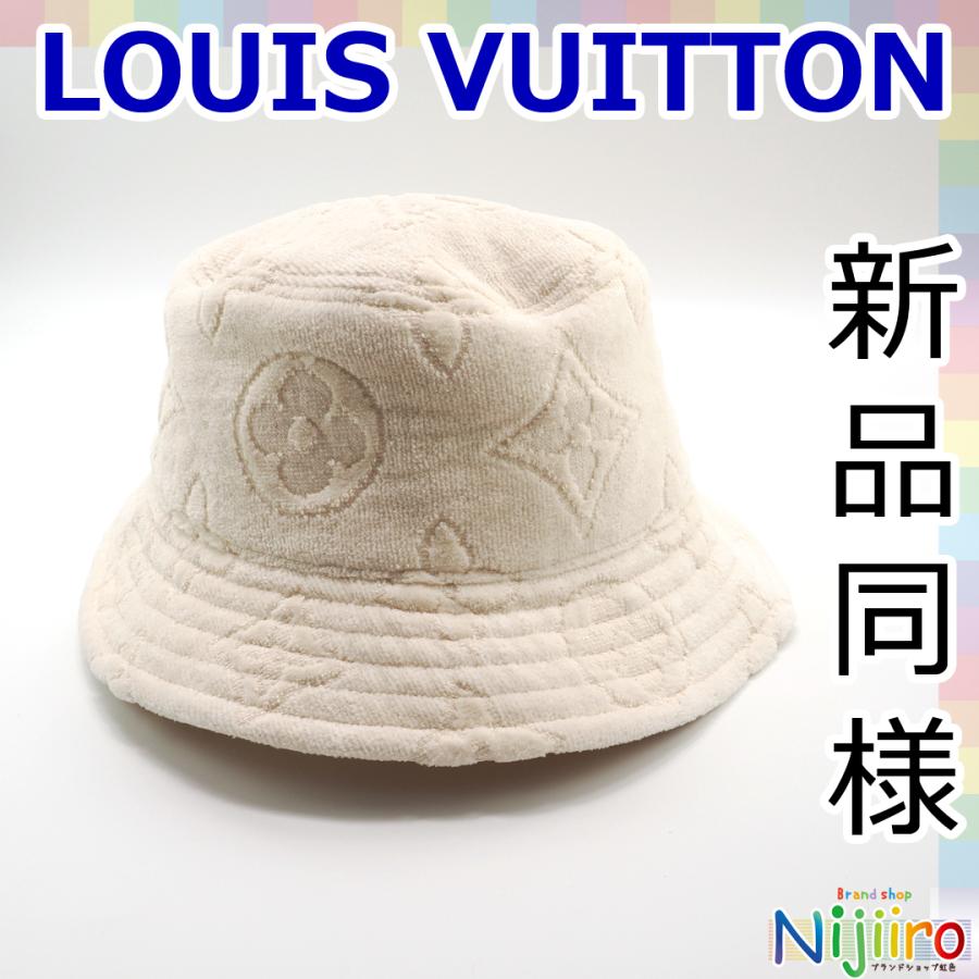 ルイヴィトン LV ハット 帽子 ホワイト系