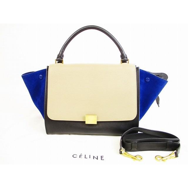 セリーヌ CELINE トラペーズ ハンドバッグ ショルダーバッグ 2Way 