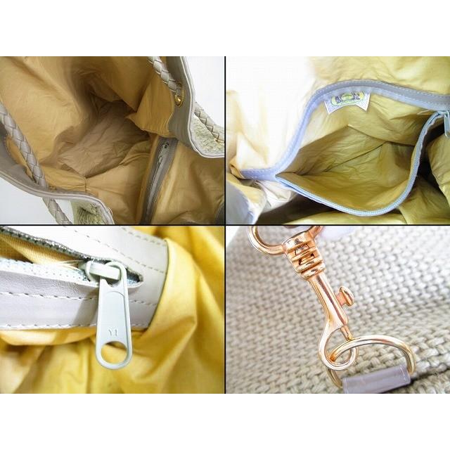 BOTTEGA VENETA ボッテガヴェネタ ヴィンテージ 麻×レザー ショルダー 