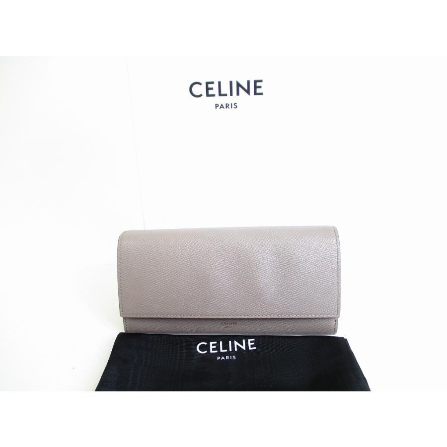 CELINE（セリーヌ） グレインド カーフスキン ラージフラップ