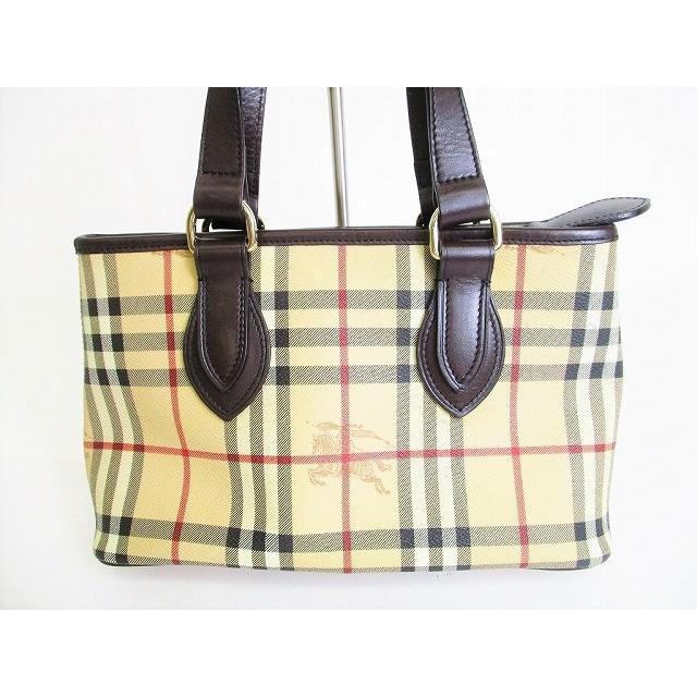 Burberry‼️ヘイマーケットチェック‼️ショルダートートバック BURBERRY（バーバリー） 超美品バーバリー ミディアム バナー ヘイ