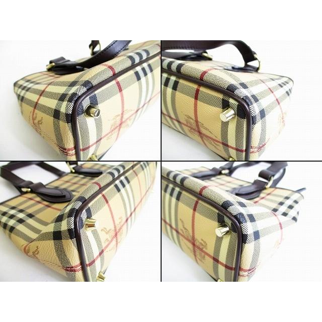 Burberry‼️ヘイマーケットチェック‼️ショルダートートバック BURBERRY（バーバリー） プローサム ヘイマーケット チェック
