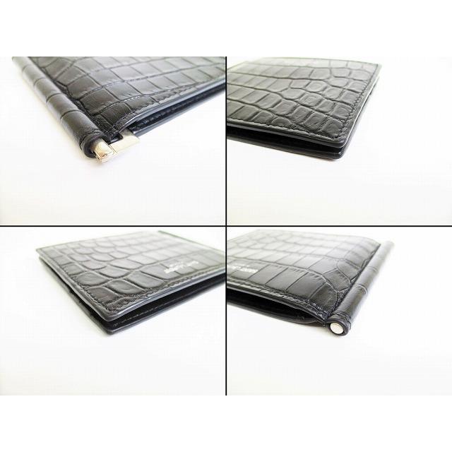 サンローラン パリ Saint Laurent Paris クロコダイルエンボス レザー