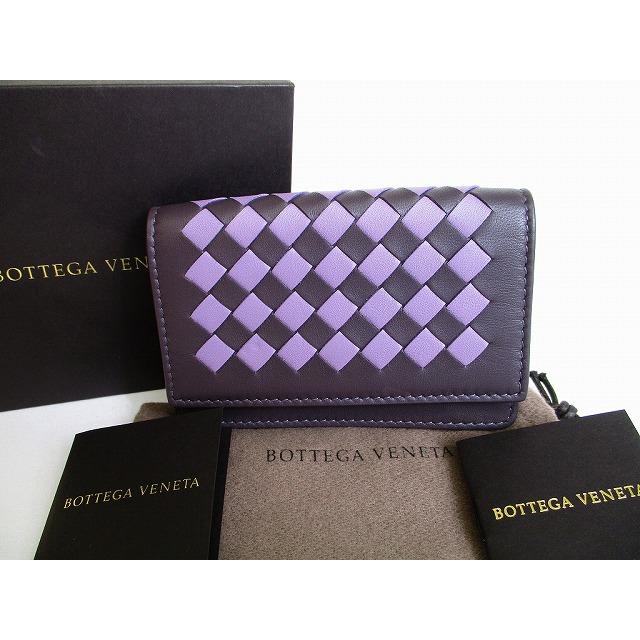 ボッテガヴェネタ BOTTEGA VENETA イントレチャート レザー 名刺入れ