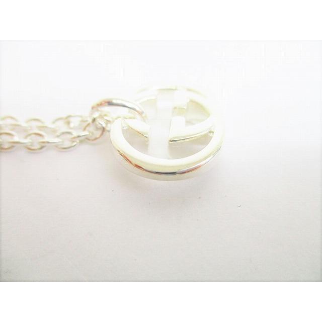 GG グッチ GUCCI インターロッキング G シルバー925 ネックレス メンズ