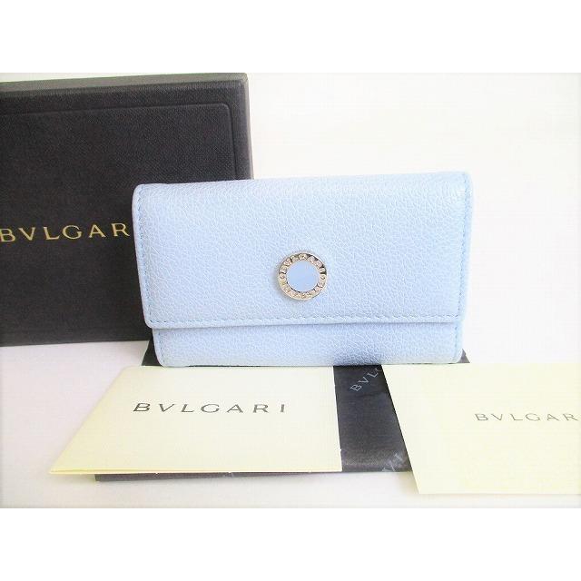 送料無料（沖縄配送） ブルガリ BVLGARI ブルガリブルガリ レザー 6連