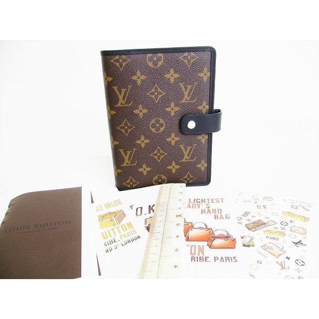 ルイヴィトン LOUIS VUITTON モノグラム マカサー アジェンダ MM 手帳 