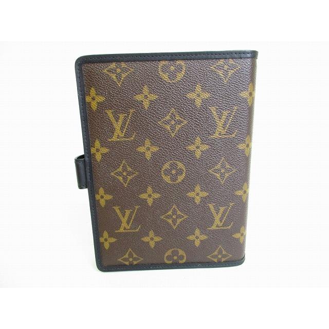 ルイヴィトン LOUIS VUITTON モノグラム マカサー アジェンダ MM 手帳 