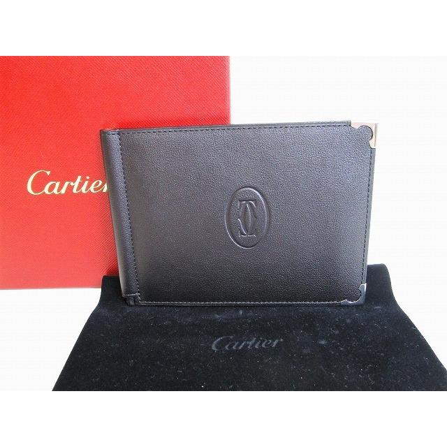 Cartier カルティエ ２つ折り財布 財布 マネークリップ 本革