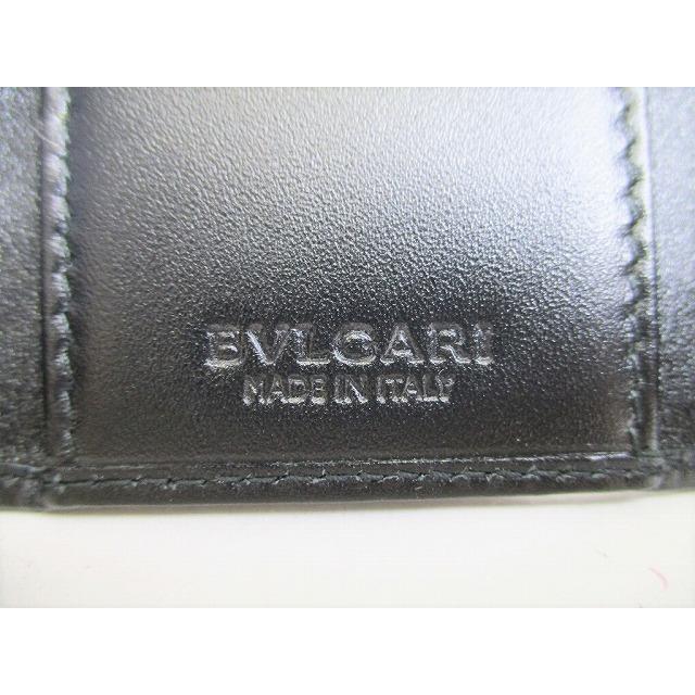 【正規品】ブルガリ 6連 キーケース ウィークエンド レザー グレー 黒 メンズ BVLGARI ブルガリ ウィークエンド レザー 6連 キーケース