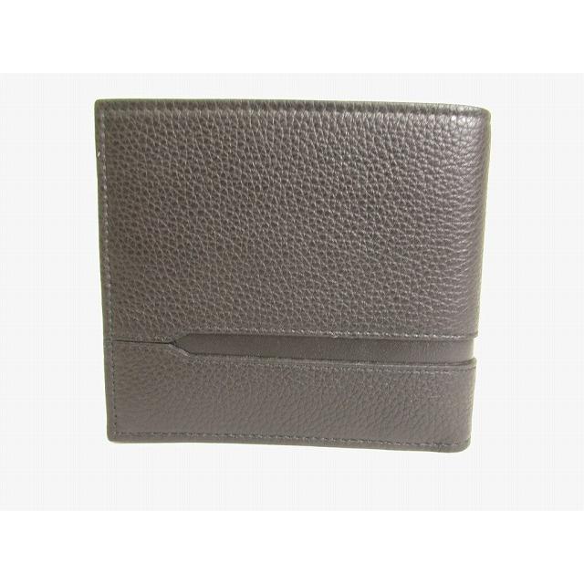 BVLGARI（ブルガリ） オクト レザー 2つ折り 財布 コンパクト財布