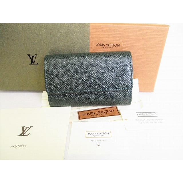日本売れ済 ルイヴィトン Louis Vuitton タイガ レザー ゴールド金具 ミュルティクレ6 6連 キーケース キーリング メンズ 未使用保管品 クリアセール Www Superavila Com