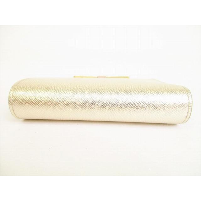 PRADA（プラダ） リボン付きサフィアーノ レザー 2つ折り 財布