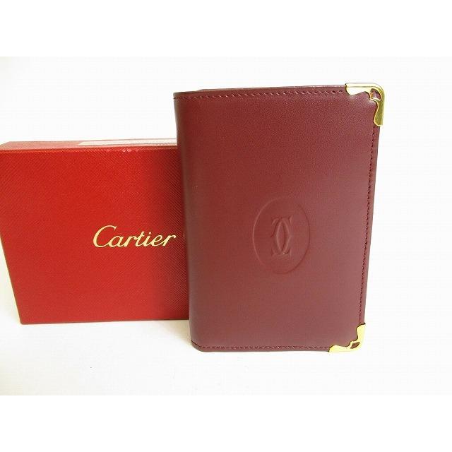 カルティエ Cartier マスト カードケース ドゥ 財布 帽子 ファッション小物 カルティエ 3つ折り 札入れ 未使用保管品 カードケース 未使用保管品 メンズ レディース 財布 東京のブランドショップ 9007