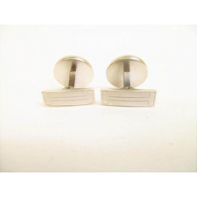 HERMES エルメス ブルーキャンバス カフス カフスボタン メンズ