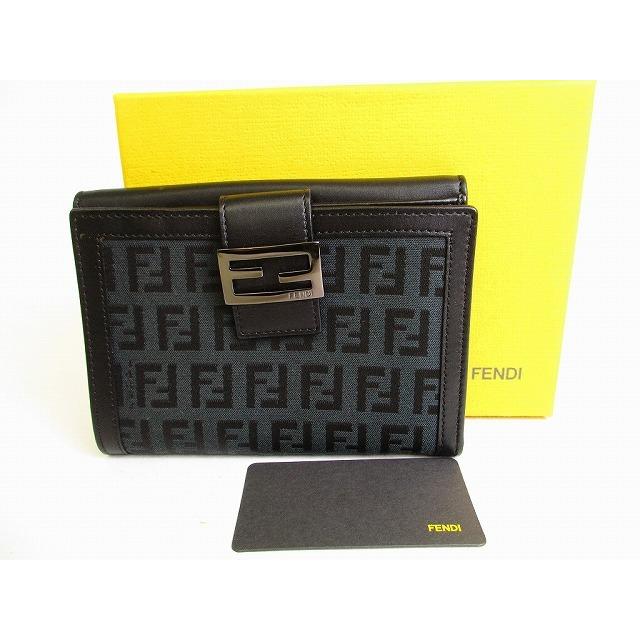 FENDI フェンディ ズッキーノ キャンバス ケース ミニウォレット FENDI フェンディ ズッキーノ キャンバス ケース ミニウォレット FENDI