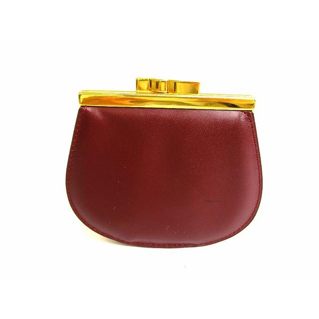 MUST DE CARTIER カルティエ Cartier マスト ドゥ カーフスキン がま口 