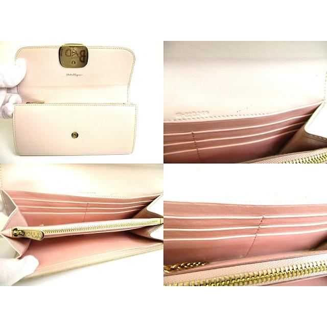 サルバトーレ フェラガモ Salvatore Ferragamo ヴァラ レザー 2つ折り 