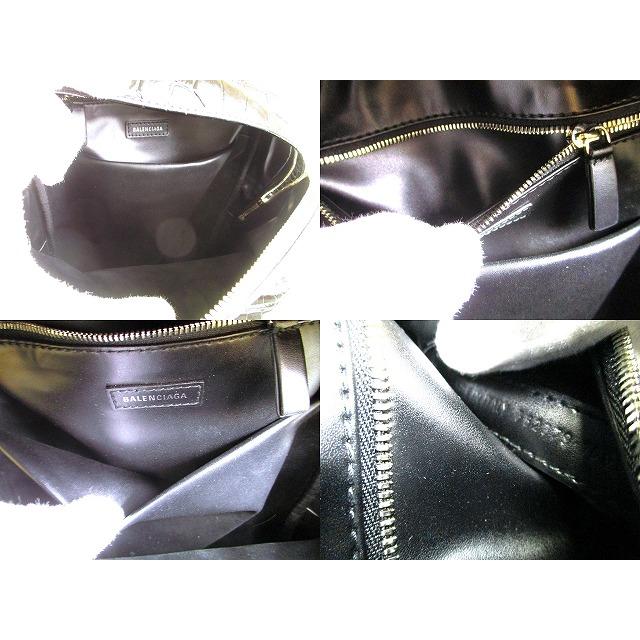 BALENCIAGA バレンシアガ エブリデイ クロコダイル エンボス 型 BALENCIAGA バレンシアガ エブリデイ クロコダイル エンボス 型