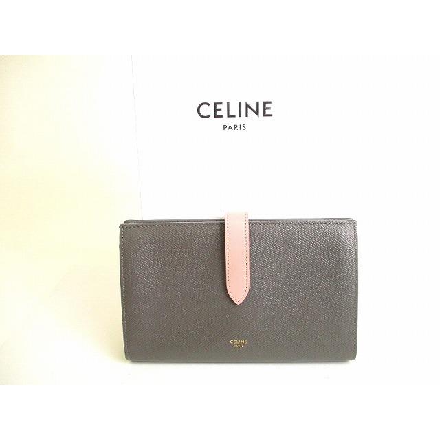 セリーヌ CELINE バイカラー グレインド カーフスキン ラージ 