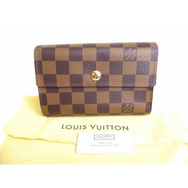 ルイヴィトン LOUIS VUITTON ダミエ ポルトフォイユ アレクサンドラ 2 