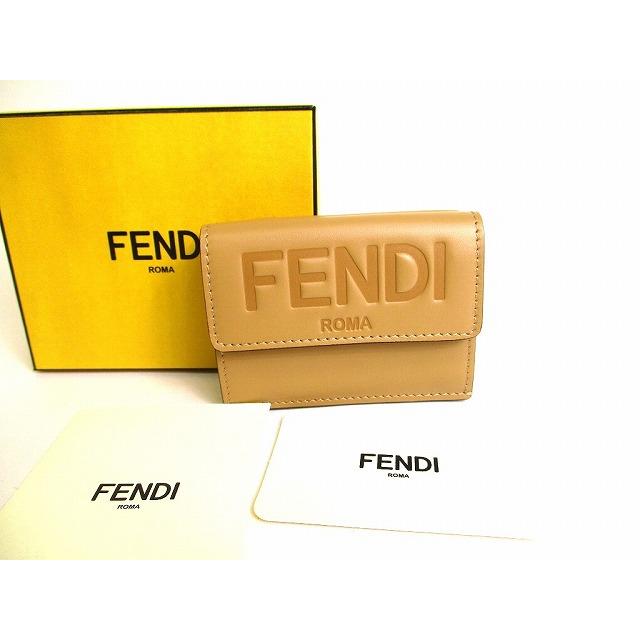 ☆FENDI☆ FENDI ROMA 三つ折り財布 FENDI（フェンディ） FENDI ROMA ローマ レザー 3つ折り 財布