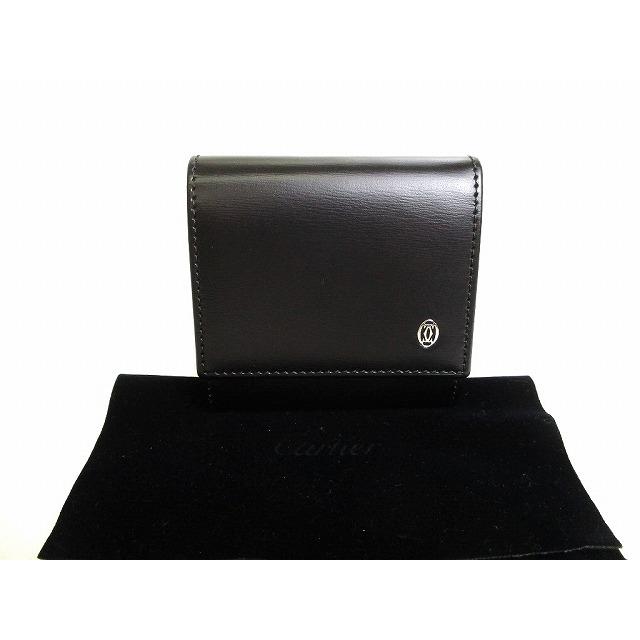 【新品未使用】Cartier カルティエ パシャ ケース 小銭入れ カーフ Cartier（カルティエ） パシャ ドゥ カーフレザー シルバー金具 小銭