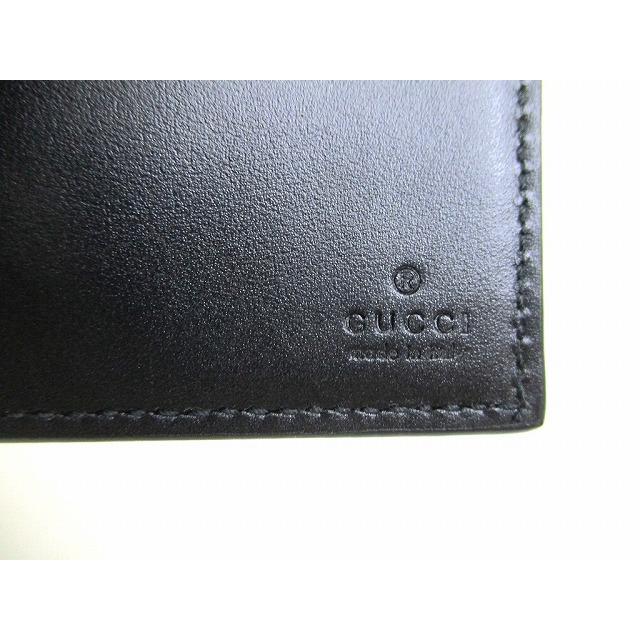 グッチ GUCCI GGエンボス レザー マネークリップ付き 二つ折り ウォレット 札入れ 財布 メンズ 【未使用保管品】｜brandshoptokyos｜10