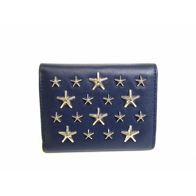 JIMMY CHOO（ジミーチュウ） Jimmy Chooメタルスタッズ レザー 3つ折り