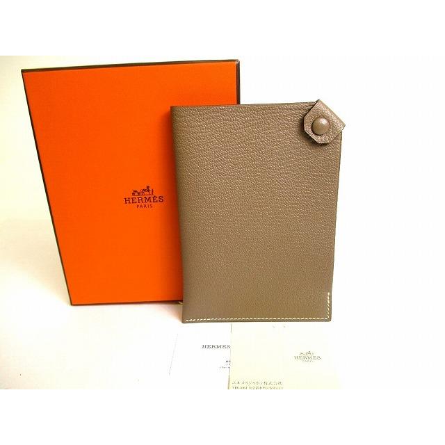 HERMES エルメス ターマック PM ヴォーエプソン パスポートケース  
