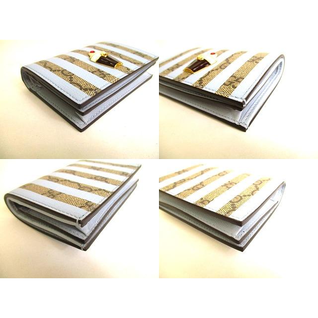 新品同様✨グッチ　二つ折り財布　アイスクリーム　GGスプリーム　GGマーモント グッチ 二つ折り財布 GGスプリーム アイスクリーム レザー 701489