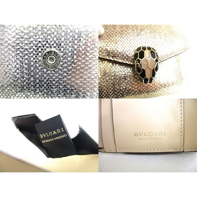 BVLGARI ブルガリ セルペンティ フォーエバー カーフレザー 三 BVLGARI ブルガリ セルペンティ フォーエバー カーフレザー 三